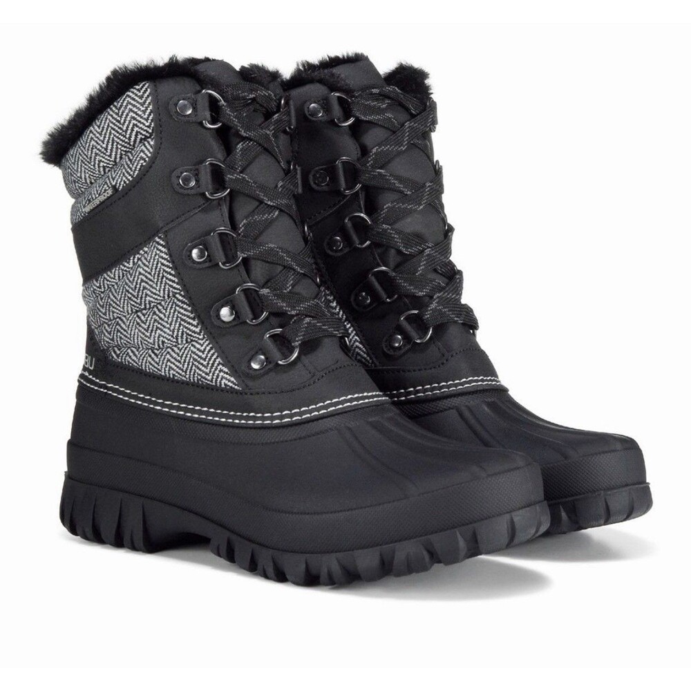 NIB JBU Women Casey Faux Fur Lining Waterproof Slip Resist Winter Boots Women 7